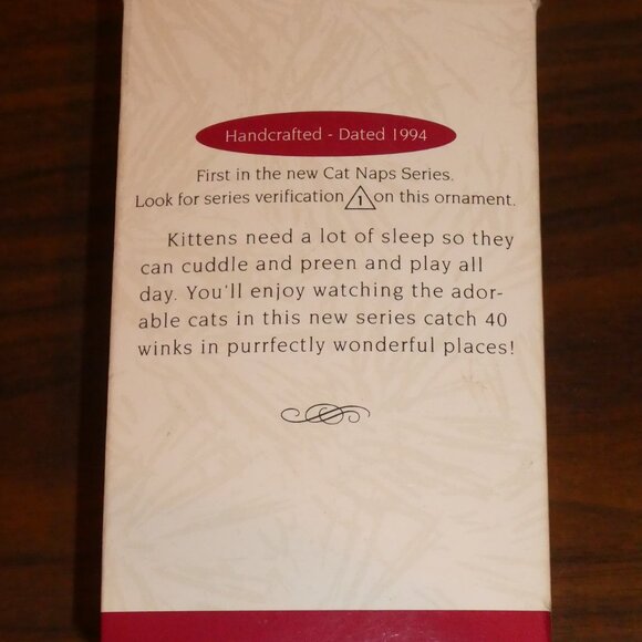 TWO Hallmark Keepsake Ornaments Cat Nap #1 AND #3 - Picture 6 of 16